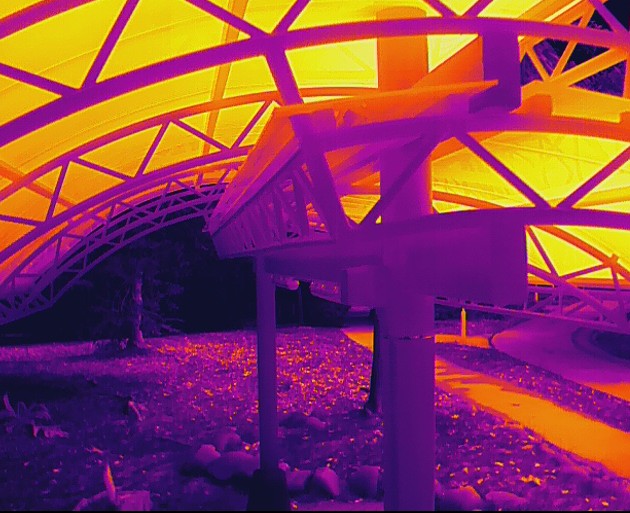 Thermal Image used to detect heat distribution